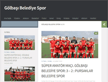 Tablet Screenshot of golbasibelediyespor.org
